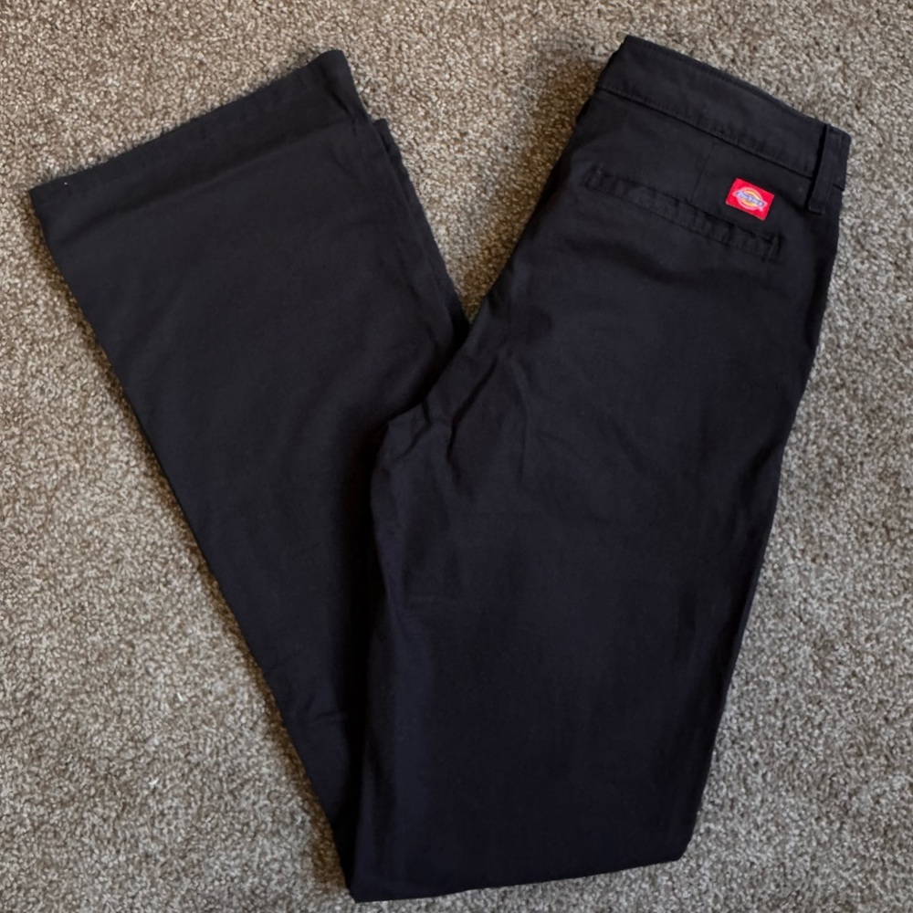 Dickies women’s slim Black Work Pants size 6R